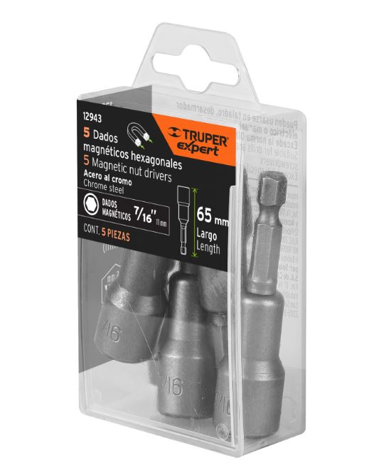Dado magnetico 7/16" UNIDAD - TRUPER