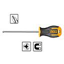 Destornillador industrial punta plana 6.5X125mm - INGCO