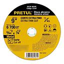 Disco corte fino metal 9"x 2mm unidad PRETUL E 3