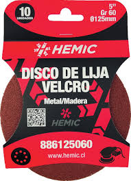 Disco de lija velcro G40 - HEMIC