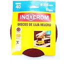 Disco lija velcro 115mm Grano 60 5pcs INOXCROM