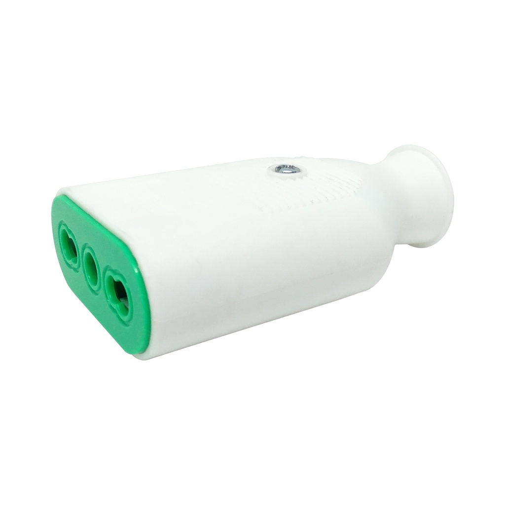 Enchufe hembra volante profesional BLANCO 10/16A 2P+T - MEC