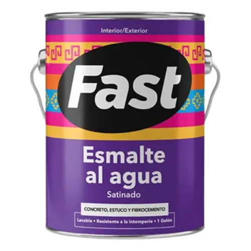 Esmalte al agua BLANCO HUESO galón 3.8L FAST