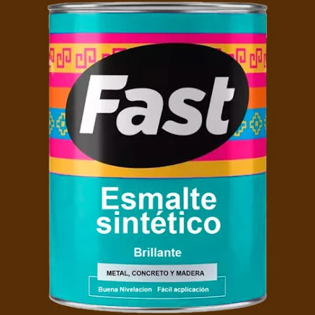 Esmalte sintético CAFE MORO 1/4 galón FAST