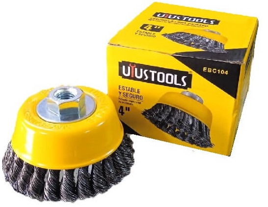 Grata copa trenzada 4" - UYUSTOOLS