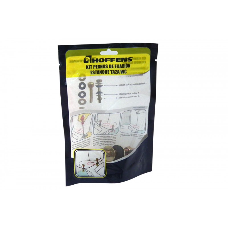 Kit pernos fijación estanque taza WC - HOFFENS