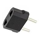 Adaptador americano NEGRO 10A 250V 2P - LEXO