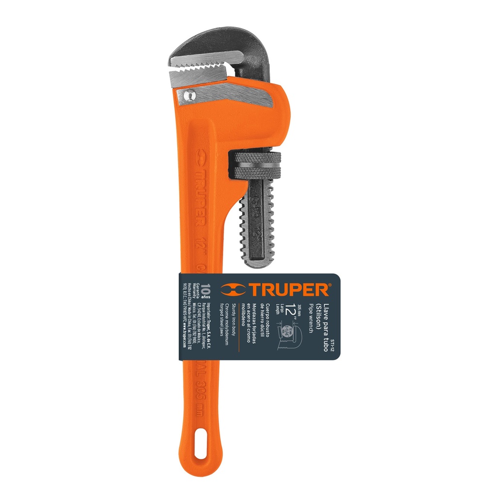 Llave stilson 12" - TRUPER