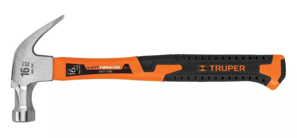Martillo 16oz  carpintero M/Fibra TRUPER