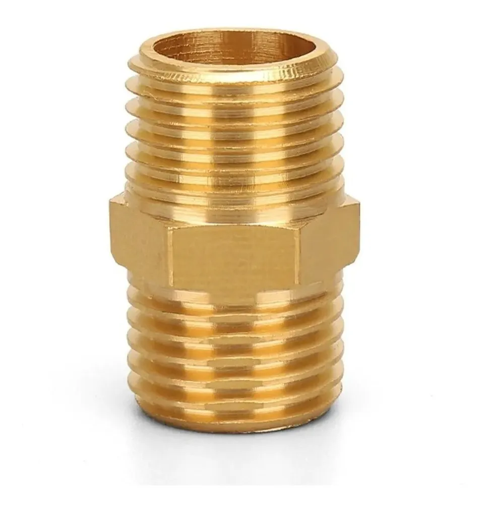 Niple bronce he-he 1/2"