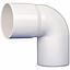PH25 Codo canaleta M-H BLANCO 75mmx87.5° - HOFFENS
