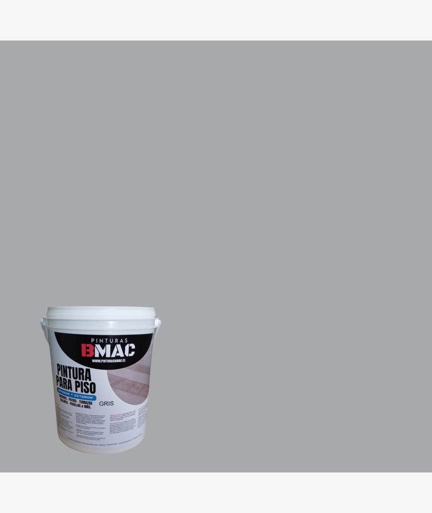 Pintura para piso GRIS galón - BMAC