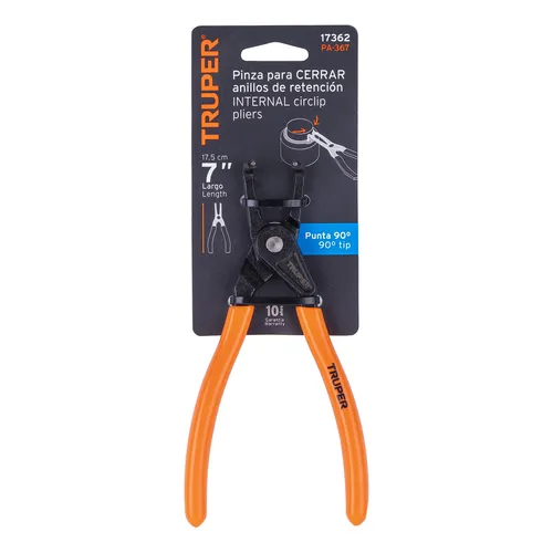 Alicate punta 90° para CERRAR anillos - TRUPER