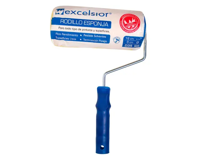 Rodillo esponja 18cm - EXCELSIOR