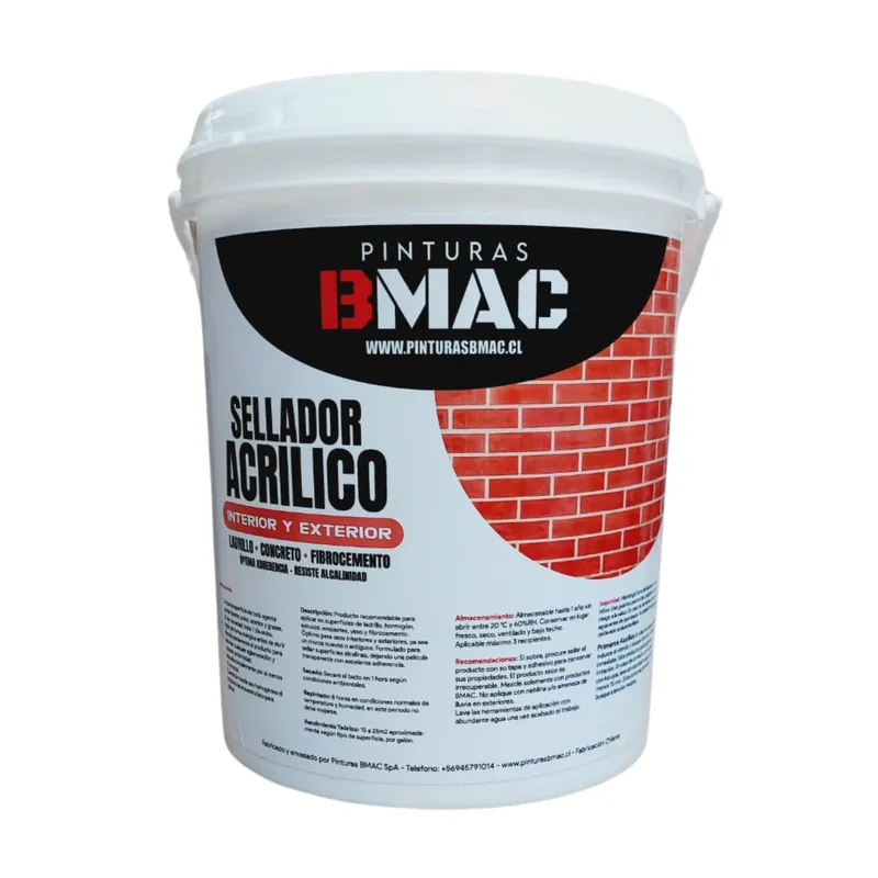 Sellador acrilico transparente galon - BMAC