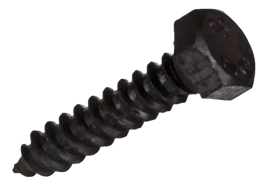 Tornillo tirafondo hexagonal NEGRO 1/4 x 2" UNIDAD - IMPORPER