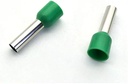 conector terminal ferrul 6.3mm verde UNIDAD