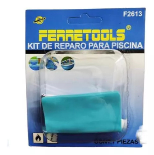 kit de reparo para piscinas FERRETOOLS transparente o celeste
