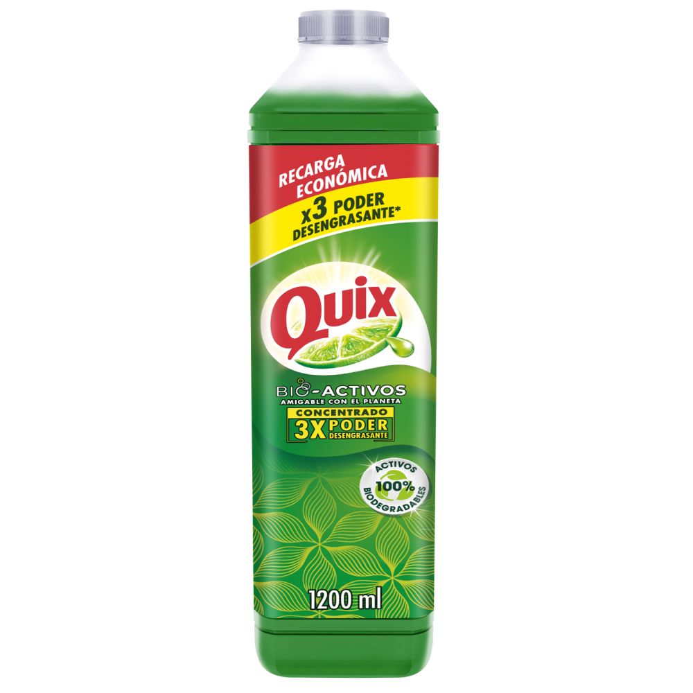 lavalozas limon recargable 1.2L QUIX