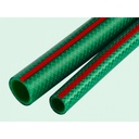manguera enmallada 1/2" verde/roja x METRO