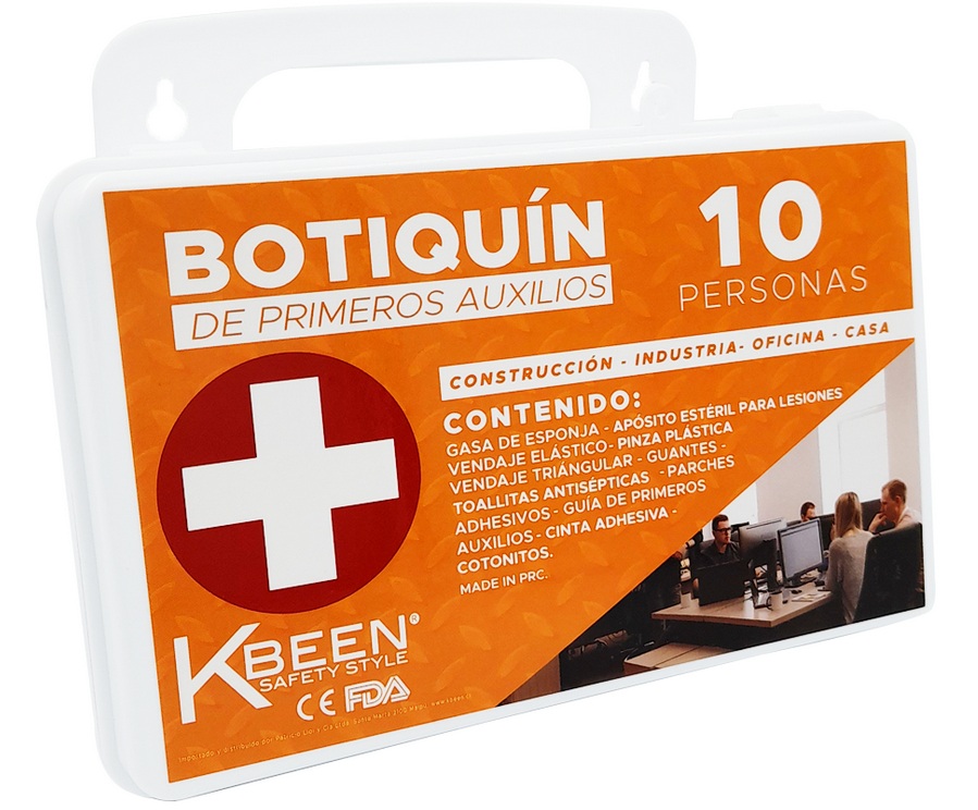 Botiquin primeros auxilios 10 personas - KBEEN