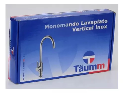 monomando lavaplato vertical inox TAUMM