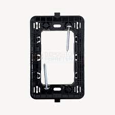 soporte plastico negro para modulos linea Matix BTICINO