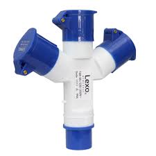 [ENDE0416] Enchufe derivacion industrial multiple 16A 2P + T 1M/2H C 25
