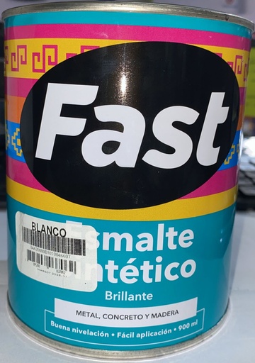 Esmalte sintetico NEGRO 900ml - FAST