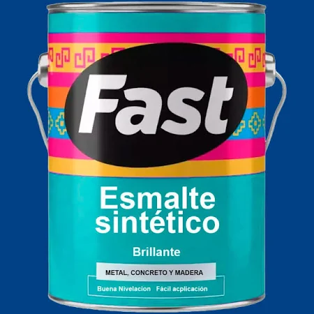 Esmalte sintético AZUL MAR galón 3.8L FAST