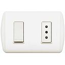 [INTO0861] Interruptor + Toma corriente 9/12 2P T10A250V Bticino D6.6