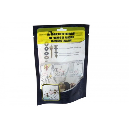 Kit pernos fijación estanque taza WC - HOFFENS