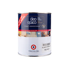 [ESAL0485] Oleo opaco BLANCO PERFECTO 1/4 galón - TRICOLOR