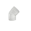 [P2BL1322] PH25 Blanco codo 80mm X 45° M H