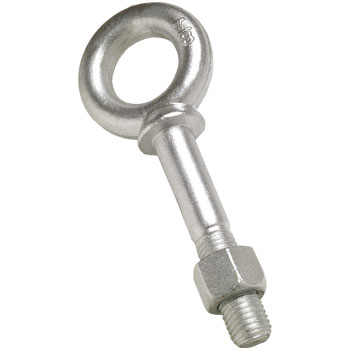 Perno ojo UNIDAD c/tuerca ZINC 3/8 x 4" - IMPORPER