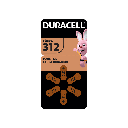[PIDU1570] Pila DURACELL AUDIO D312/ POR UNIDAD