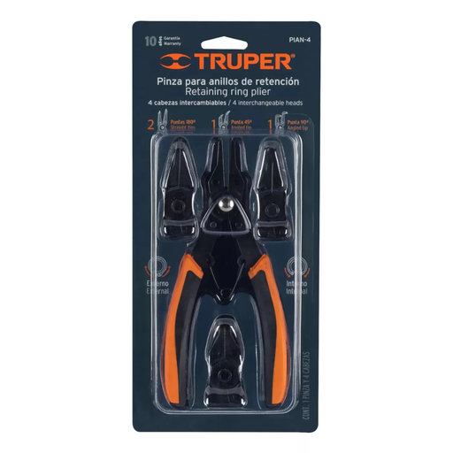 [seeger] Pinza saca seguros C/4 puntas - TRUPER