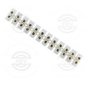 [REDE1711] REGLETA DE CONEXION TECNOPOLIMERO 4 MM transparente