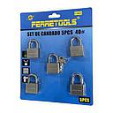 Set de candado 40MM 5pcs FERRETOOLS