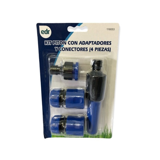 Set piton con adaptador y conectores 4pzs EDR