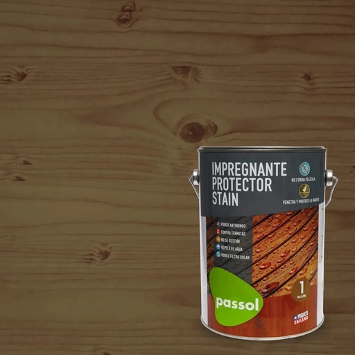 [DEEL0317] Stain impregnante para maderas ROBLE galón - Passol
