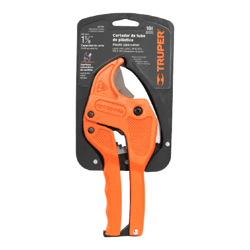 Tijera corta tubo de plástico 1 5/8" (41mm) - TRUPER