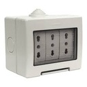[TOCO2247] Toma corriente triple hidrobox 10/16A - MEC