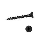 [TOVO6026] Tornillo madera negro 1" UNIDAD