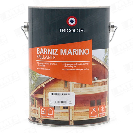 Barniz marino brillante CAOBA galon - TRICOLOR