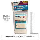 [AMPL6637] amarra plastica BLANCO 30cm x 4.8mm 100U. NEXXO