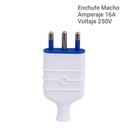 [ENMA3278] enchufe macho industrial vte 16A blanco A13