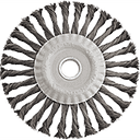 [GRCI0763] escobilla de rueda grata circular de metal trenzado 8" Kamasa