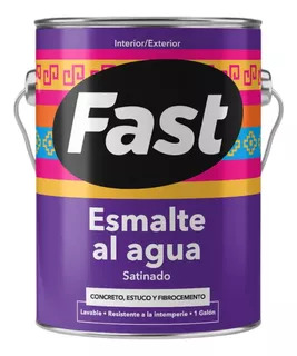 esmalte al agua BLANCO galon 3.8L FAST