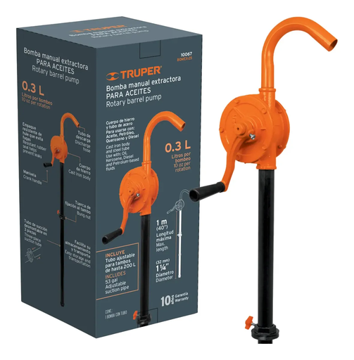 Bomba manual trasvasije de combustible - TRUPER